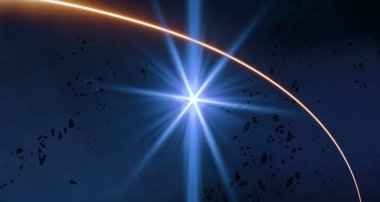 kozmos astronomi arka plan, evren