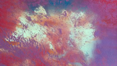 Metin için yeri olan boya lekeleriyle soyut arkaplan