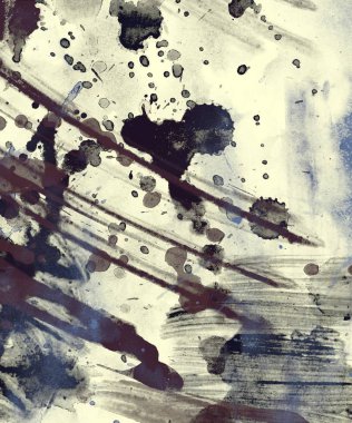 grunge desensoyut suluboya darbeleri ve lekeleri