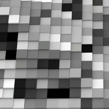 3 boyutlu illüstrasyon. Web modern fon. Renkli desen. Soyut geometrik şekiller. arkaplan.