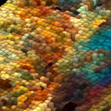 3 boyutlu illüstrasyon. Web modern fon. Renkli desen. Soyut geometrik şekiller. arkaplan.