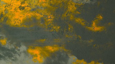 Metin için yeri olan boya lekeleriyle soyut arkaplan