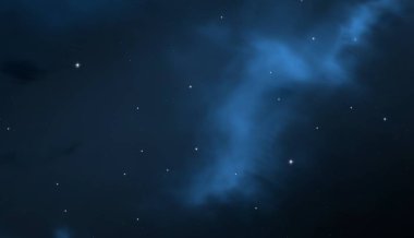 2D çizim. Derin geniş uzay. Parlak yıldızlar, gezegenler, uydular. Çeşitli bilim kurgu yaratıcı arka planlar. Uzay sanatı. Uzaylı güneş sistemleri. Uzaktan. Gerçekçi arka plan derin evren.