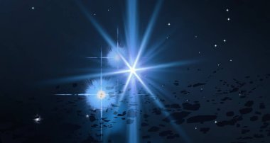 parlaklık ile renkli soyut gökyüzü arka plan