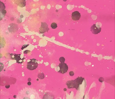 Metin için yeri olan boya lekeleriyle soyut arkaplan