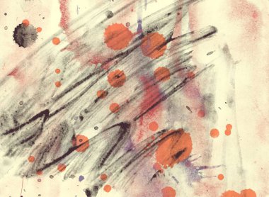 grunge desensoyut suluboya darbeleri ve lekeleri