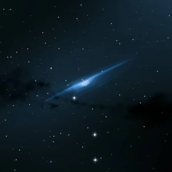 Иллюстрация Глубокое Огромное Пространство Звезды Планеты Луны Различные Научно Фантастические — стоковое фото