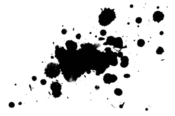 Illusztráció Fekete Tintával Fröccsenő Folyadék Festés Splatters Fényes Anyag — Stock Fotó