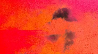 Metin için yeri olan boya lekeleriyle soyut arkaplan