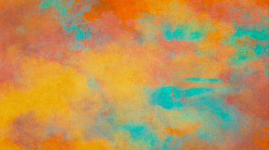 Metin için yeri olan boya lekeleriyle soyut arkaplan