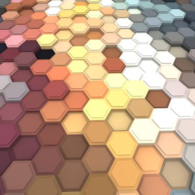 3 boyutlu illüstrasyon. Web modern fon. Renkli desen. Soyut geometrik şekiller. arkaplan.