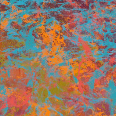 Arkaplanda soyut renkli lekeler