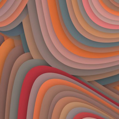 3 boyutlu illüstrasyon. Web modern fon. Renkli desen. Soyut geometrik şekiller. arkaplan.