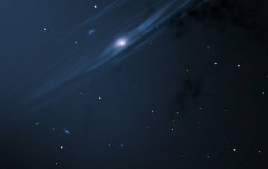 2d illüstrasyon. Derin geniş alan. Yıldızlar, gezegenler ve uydular. Çeşitli bilim kurgu yaratıcı fon. Uzay sanatı. Uzaylı güneş sistemleri. Gerçekçi arka plan 