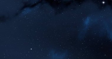 2d illüstrasyon. Derin geniş alan. Yıldızlar, gezegenler ve uydular. Çeşitli bilim kurgu yaratıcı fon. Uzay sanatı. Uzaylı güneş sistemleri. Gerçekçi arka plan 