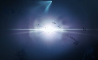 parlaklık ile renkli soyut gökyüzü arka plan