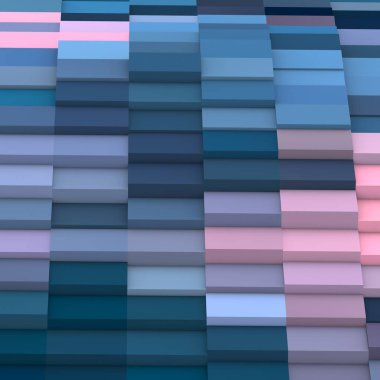 3 boyutlu illüstrasyon. Web modern fon. Renkli desen. Soyut geometrik şekiller. arkaplan.