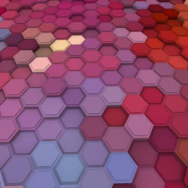 3 boyutlu illüstrasyon. Web modern fon. Renkli desen. Soyut geometrik şekiller. arkaplan.