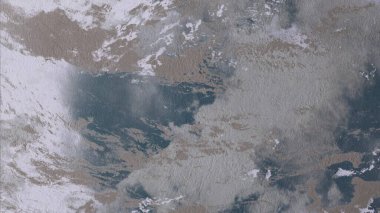 Metin için yeri olan boya lekeleriyle soyut arkaplan