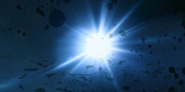 parlaklık ile renkli soyut gökyüzü arka plan