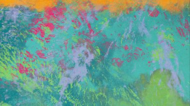 Metin için yeri olan boya lekeleriyle soyut arkaplan