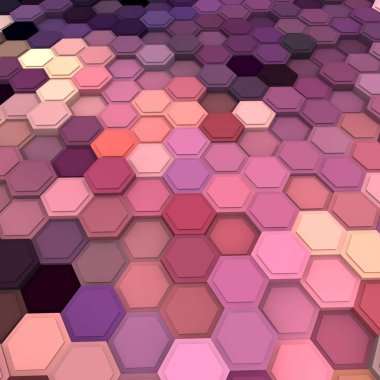 3 boyutlu illüstrasyon. Web modern fon. Renkli desen. Soyut geometrik şekiller. arkaplan.