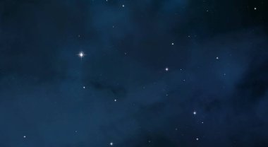 2d illüstrasyon. Derin geniş alan. Yıldızlar, gezegenler ve uydular. Çeşitli bilim kurgu yaratıcı fon. Uzay sanatı. Uzaylı güneş sistemleri. Gerçekçi arka plan 