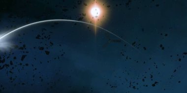 parlaklık ile renkli soyut gökyüzü arka plan