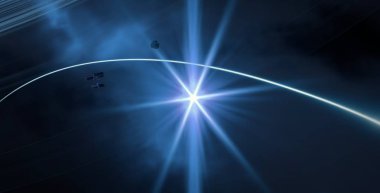 Soyut alan koyu arka plan  