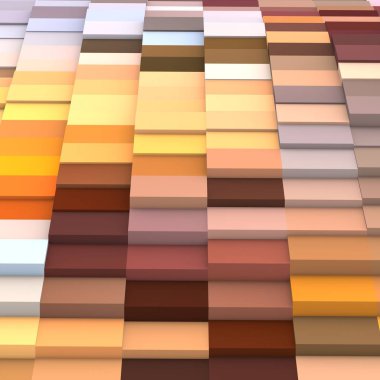 3 boyutlu illüstrasyon. Web modern fon. Renkli desen. Soyut geometrik şekiller. arkaplan.