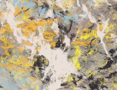 metin için alan ile arka planda soyut renkli lekeler