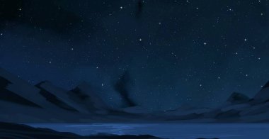 2D çizim. Derin geniş uzay. Parlak yıldızlar, gezegenler, uydular. Çeşitli bilim kurgu yaratıcı arka planlar. Uzay sanatı. Uzaylı güneş sistemleri. Uzaktan. Gerçekçi arka plan derin evren.