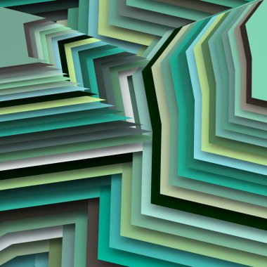 3 boyutlu illüstrasyon. Web modern fon. Renkli desen. Soyut geometrik şekiller. arkaplan.