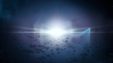 kozmos astronomi arka plan, evren