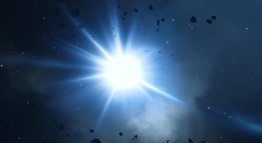 parlaklık ile renkli soyut gökyüzü arka plan