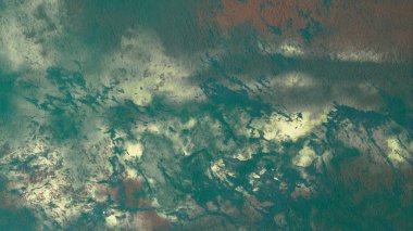 Metin için yeri olan boya lekeleriyle soyut arkaplan