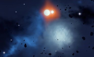 Soyut alan koyu arka plan  