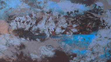 Metin için yeri olan boya lekeleriyle soyut arkaplan