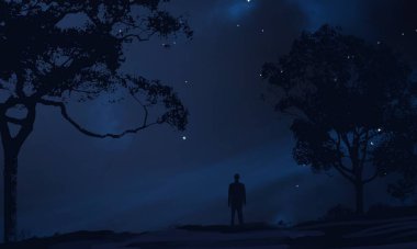 Soyut alan koyu arka plan  