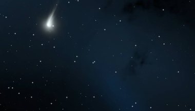 2d illüstrasyon. Derin geniş alan. Yıldızlar, gezegenler ve uydular. Çeşitli bilim kurgu yaratıcı fon. Uzay sanatı. Uzaylı güneş sistemleri. Gerçekçi arka plan 