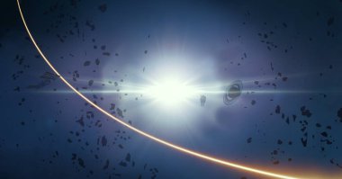 Soyut alan koyu arka plan  