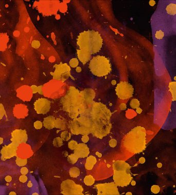 grunge desensoyut suluboya darbeleri ve lekeleri