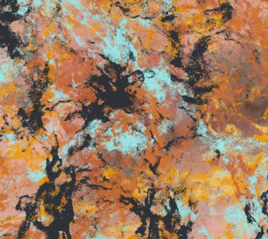 metin için alan ile arka planda soyut renkli lekeler