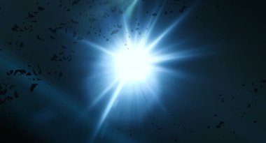 parlaklık ile renkli soyut gökyüzü arka plan