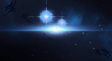 parlaklık ile renkli soyut gökyüzü arka plan