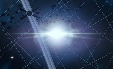 Soyut alan koyu arka plan  