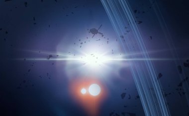 Soyut alan koyu arka plan  