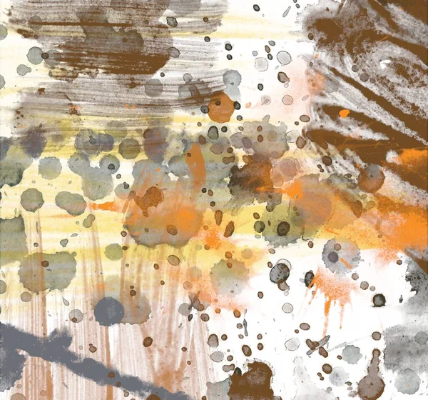 Abstrakcyjnych Uderzeń Akwareli Plam Strukturze Grunge — Zdjęcie stockowe