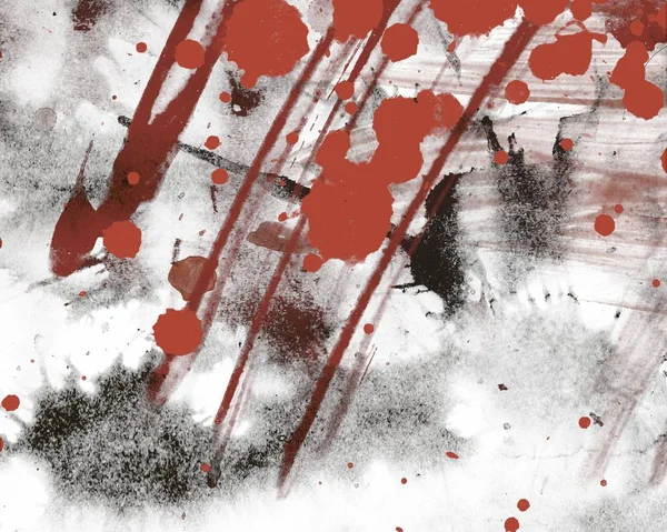 Abstrakcyjnych Uderzeń Akwareli Plam Strukturze Grunge — Zdjęcie stockowe
