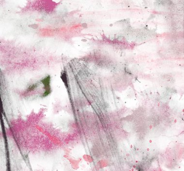 soyut grunge suluboya darbeleri ve lekeler dokulu desen